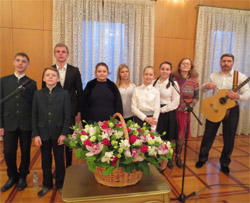 Концерт в посольстве Сербии